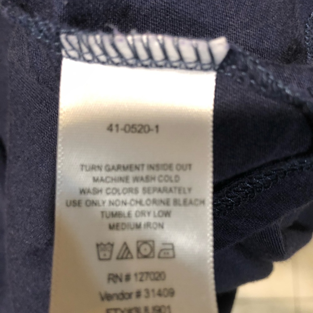 CHADWICKS NAVY TOP SIZE M - Picture 6 of 7